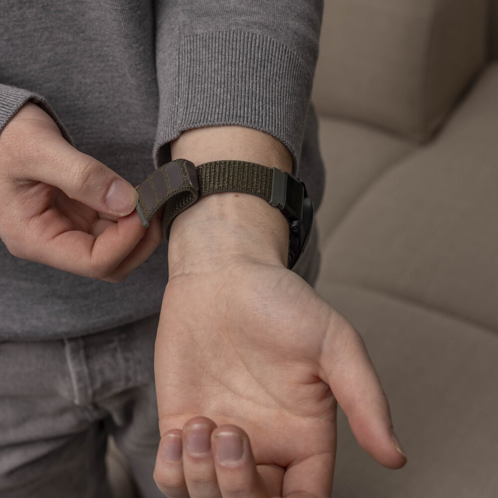 Strap-it® Strap-it Garmin Tactix 7 Nylon Armband (Armeegrün) Strap-it® Strap-it Garmin Tactix 7 Nylon Armband (Armeegrün)