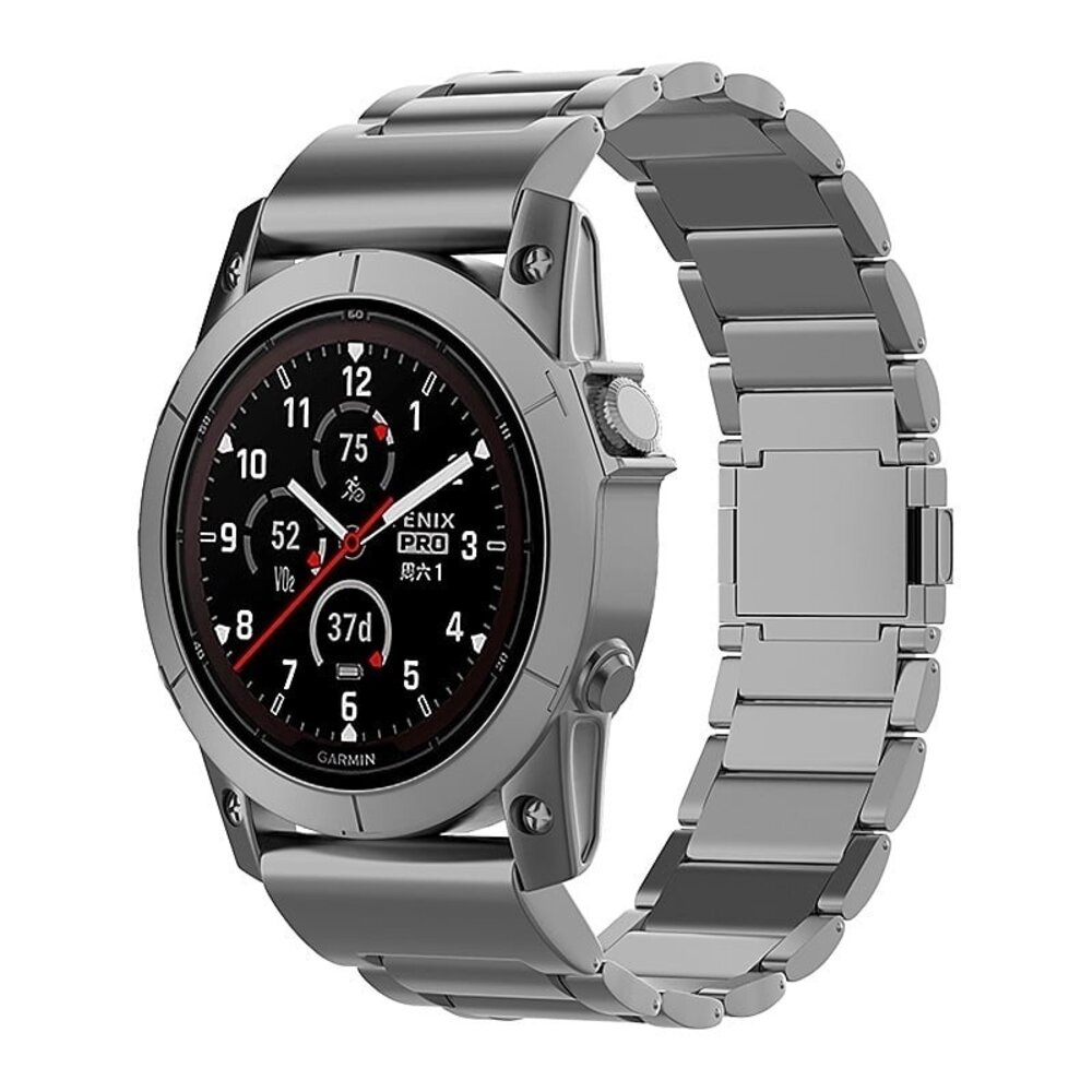 Strap-it® Strap-it Garmin Tactix 7 magnetischese Titan Band (Graphit) Strap-it® Strap-it Garmin Tactix 7 magnetischese Titan Band (Graphit)