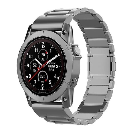 Strap-it® Strap-it Garmin Tactix 7 magnetischese Titan Band (Graphit) Strap-it® Strap-it Garmin Tactix 7 magnetischese Titan Band (Graphit)