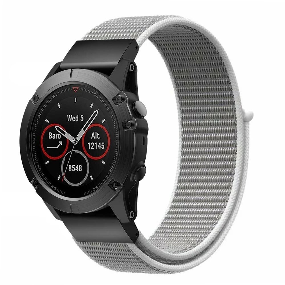 Strap-it® Strap-it Garmin Tactix 7 Pro Nylon Armband (Muschel)