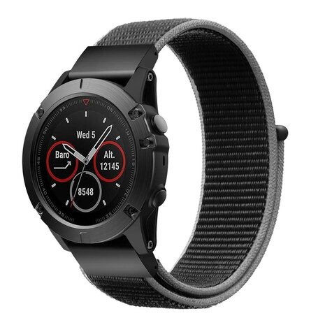 Strap-it® Strap-it Garmin Tactix 7 Pro Nylon Armband (Charcoal) Strap-it® Strap-it Garmin Tactix 7 Pro Nylon Armband (Charcoal)