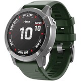 Strap-it® Garmin Tactix 8 - 51mm Silikonarmband (Dunkelgrün)