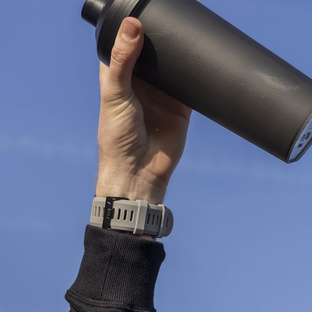 Strap-it® Strap-it Garmin Tactix 8 - 51mm Silikonarmband (Grau) Strap-it® Strap-it Garmin Tactix 8 - 51mm Silikonarmband (Grau)