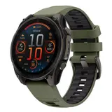 Strap-it® Garmin Quatix 3 / 6x / 7x Solar Sport Schnallenarmband (Olivgrün/Schwarz) Strap-it® Garmin Quatix 3 / 6x / 7x Solar Sport Schnallenarmband (Olivgrün/Schwarz)