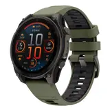 Strap-it® Garmin Enduro 1 / 2 / 3 Sport Schnallenarmband (Olvgrün/Schwarz) Strap-it® Garmin Enduro 1 / 2 / 3 Sport Schnallenarmband (Olvgrün/Schwarz)