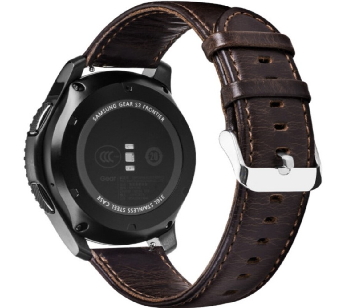 Strap-it® Strap-it Samsung Galaxy Watch Active / Active 2 Armband Leder (Dunkelbraun) Strap-it® Strap-it Samsung Galaxy Watch Active / Active 2 Armband Leder (Dunkelbraun)
