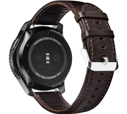 Strap-it® Strap-it Samsung Galaxy Watch Active / Active 2 Armband Leder (Dunkelbraun) Strap-it® Strap-it Samsung Galaxy Watch Active / Active 2 Armband Leder (Dunkelbraun)