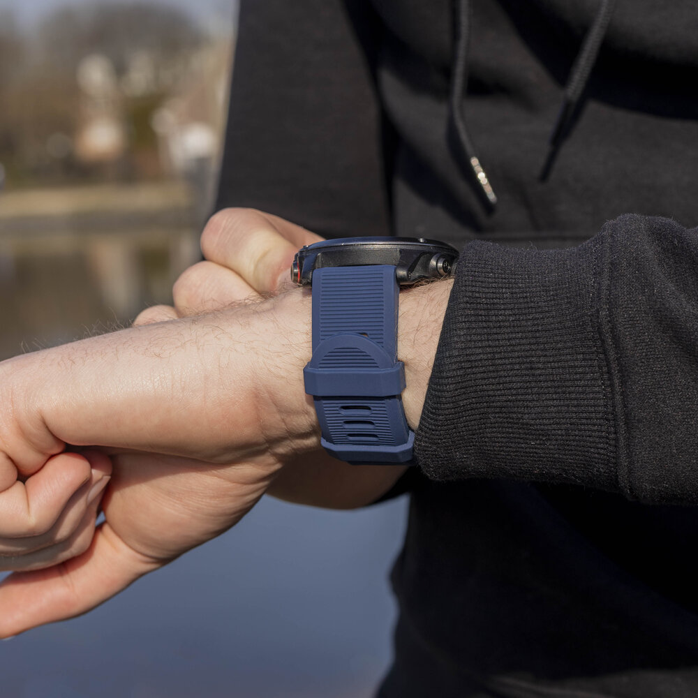 Strap-it® Strap-it Garmin Fenix 3 Silikon Armband (Dunkelblau) Strap-it® Strap-it Garmin Fenix 3 Silikon Armband (Dunkelblau)