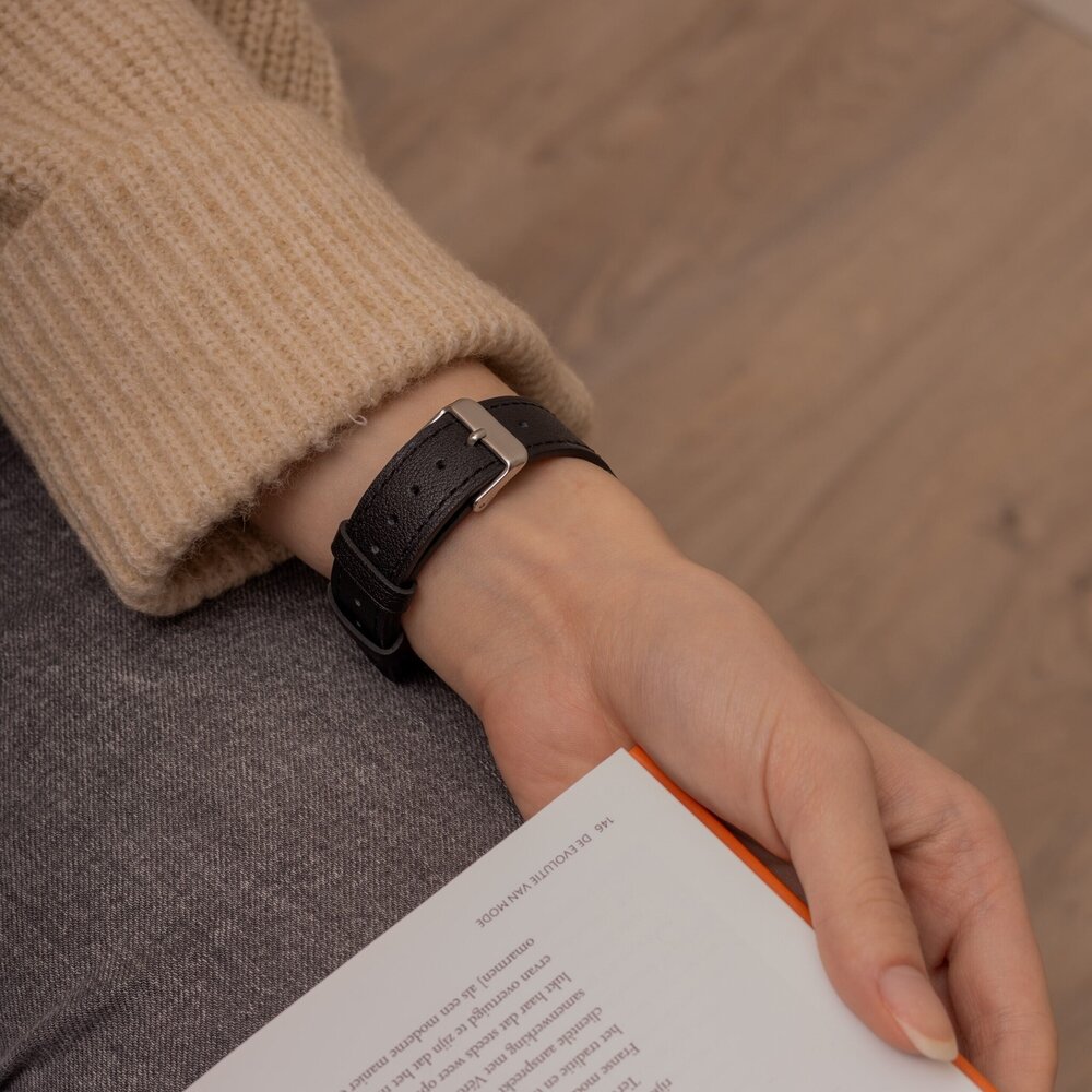 Strap-it® Strap-it Amazfit GTR 3 (Pro) Armband Leder (eng Schwarz) Strap-it® Strap-it Amazfit GTR 3 (Pro) Armband Leder (eng Schwarz)