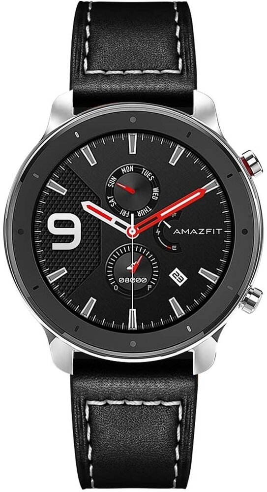 Strap-it® Strap-it Xiaomi Amazfit GTR Armband Leder (Schwarz) Strap-it® Strap-it Xiaomi Amazfit GTR Armband Leder (Schwarz)