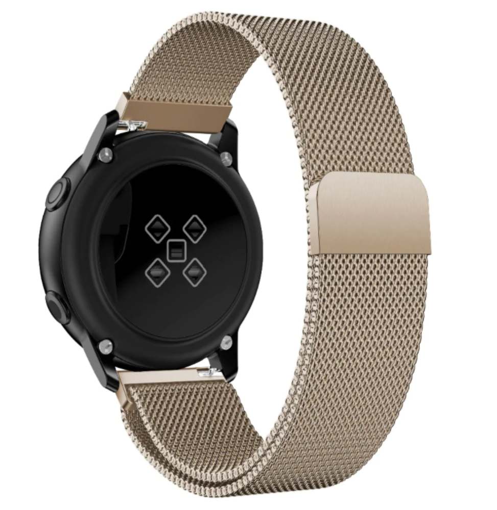 Strap-it® Strap-it Huawei Watch GT 2 Milanese Armband (Champagner)