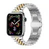 Strap-it® Strap-it Apple Watch Jubilee Stahlband (Silber/Gold) Strap-it® Strap-it Apple Watch Jubilee Stahlband (Silber/Gold)
