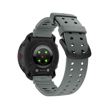 Strap-it® Strap-it Polar Vantage M Silikon-Grain-Armband (Dunkelgrau)