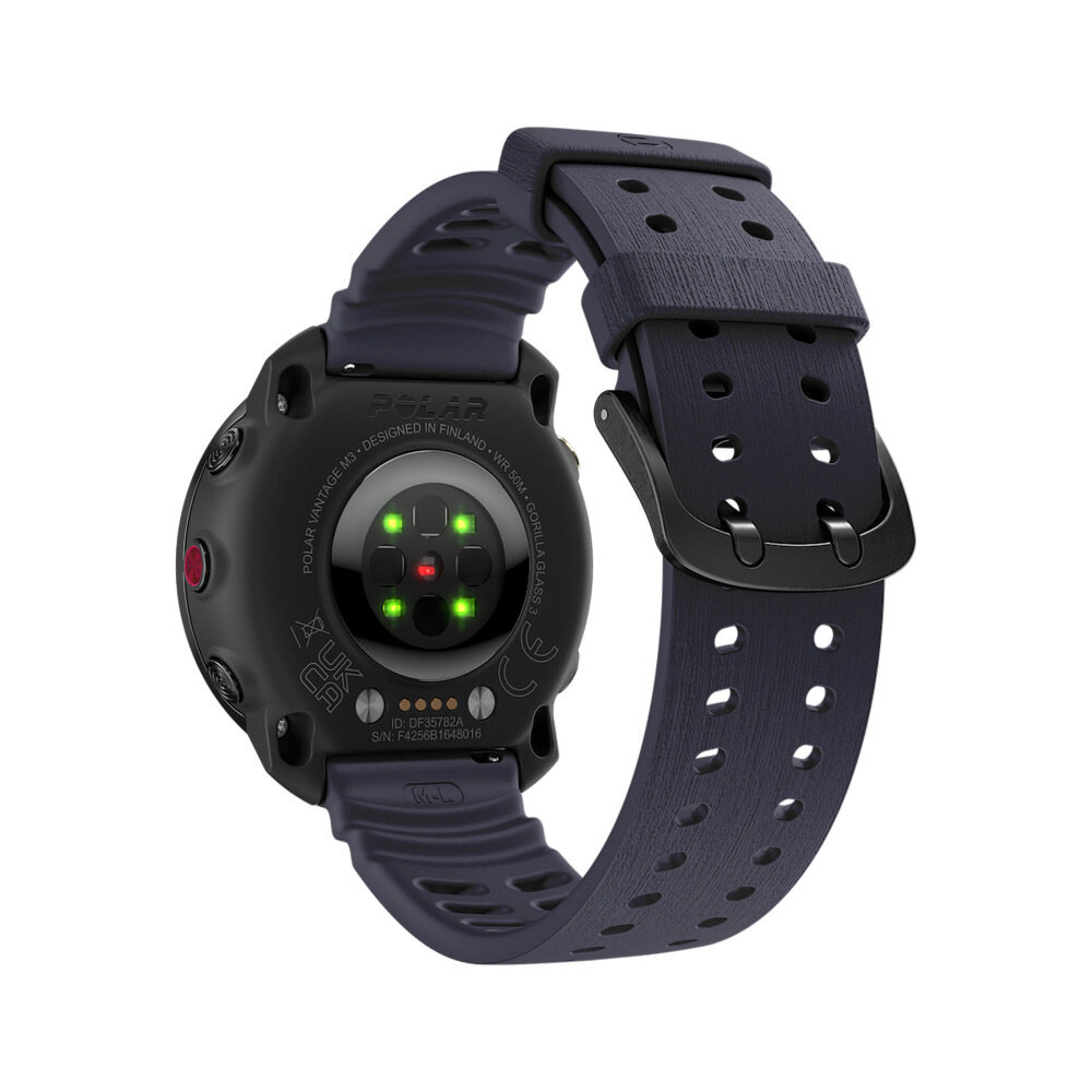 Strap-it® Strap-it Polar Grit X Pro Silikon-Grain-Armband (Dunkelblau)