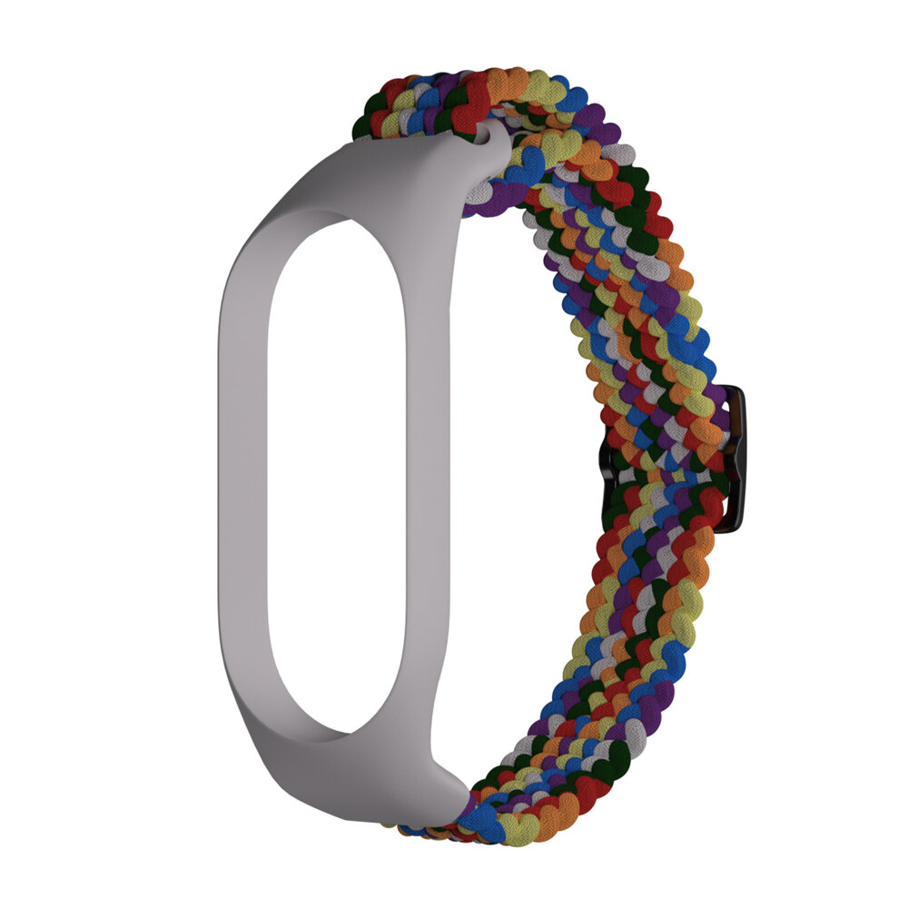 Strap-it® Strap-it Xiaomi Mi Band 7 geflochtenes Armband (Regenbogen) Strap-it® Strap-it Xiaomi Mi Band 7 geflochtenes Armband (Regenbogen)