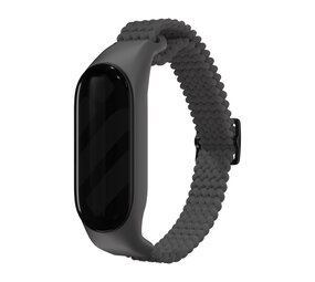 Strap-it® Xiaomi Mi Band 5 geflochtenes Armband (Dunkelgrau) Strap-it® Xiaomi Mi Band 5 geflochtenes Armband (Dunkelgrau)