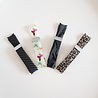 Strap-it® Strap-it Samsung Galaxy Watch 4 40mm Glow in the Dark D-Buckle Armband Leopard Strap-it® Strap-it Samsung Galaxy Watch 4 40mm Glow in the Dark D-Buckle Armband Leopard