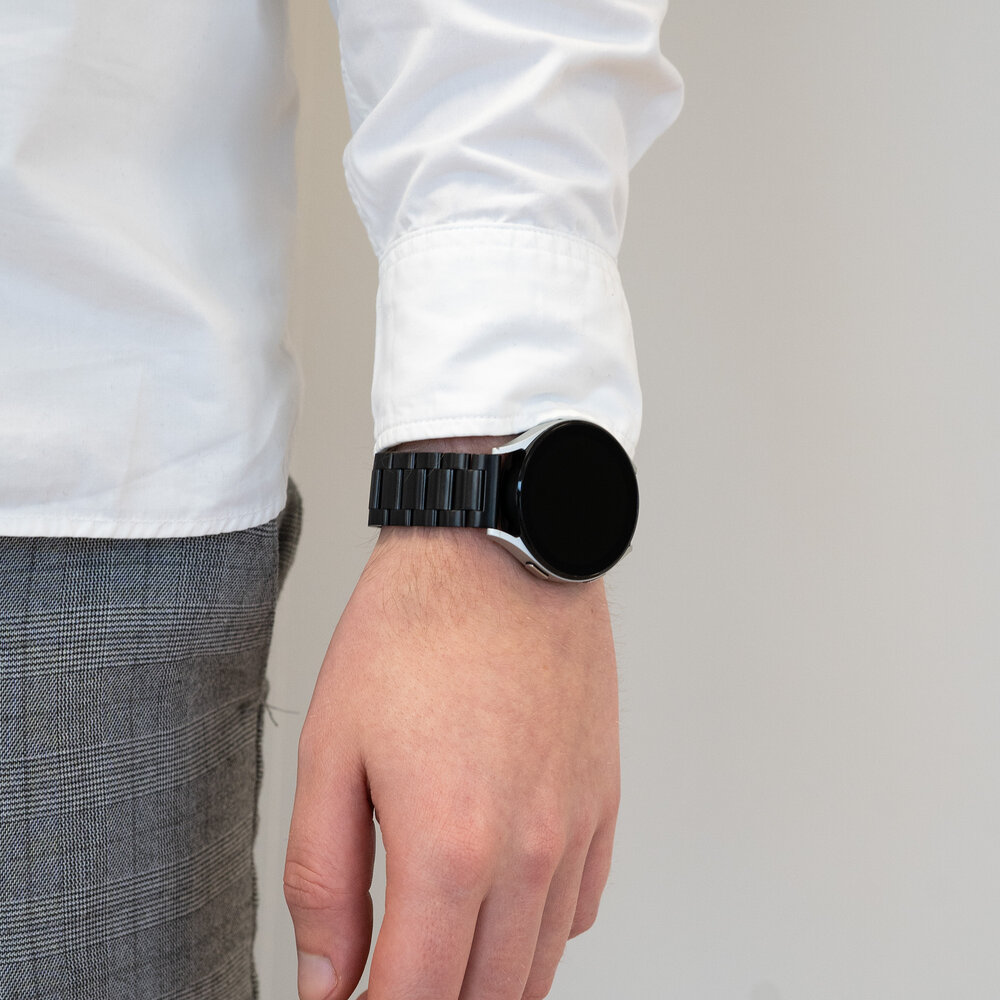 Bandz Bandz Fossil Gen 6 44mm Klassisches Stahlenarmband (Schwarz) Bandz Bandz Fossil Gen 6 44mm Klassisches Stahlenarmband (Schwarz)