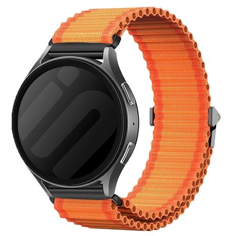 Strap-it® Strap-it Huawei Watch GT 5 Pro - 46mm Outdoor Nylon Armband (Orange)