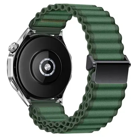 Strap-it® Strap-it Huawei Watch GT 5 Pro - 46mm Outdoor Nylon Armband (Grün)