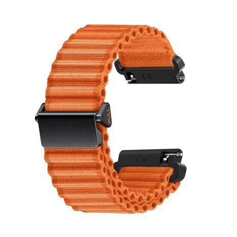 Strap-it® Strap-it Huawei Watch GT Outdoor Nylon Armband (Orange) Strap-it® Strap-it Huawei Watch GT Outdoor Nylon Armband (Orange)