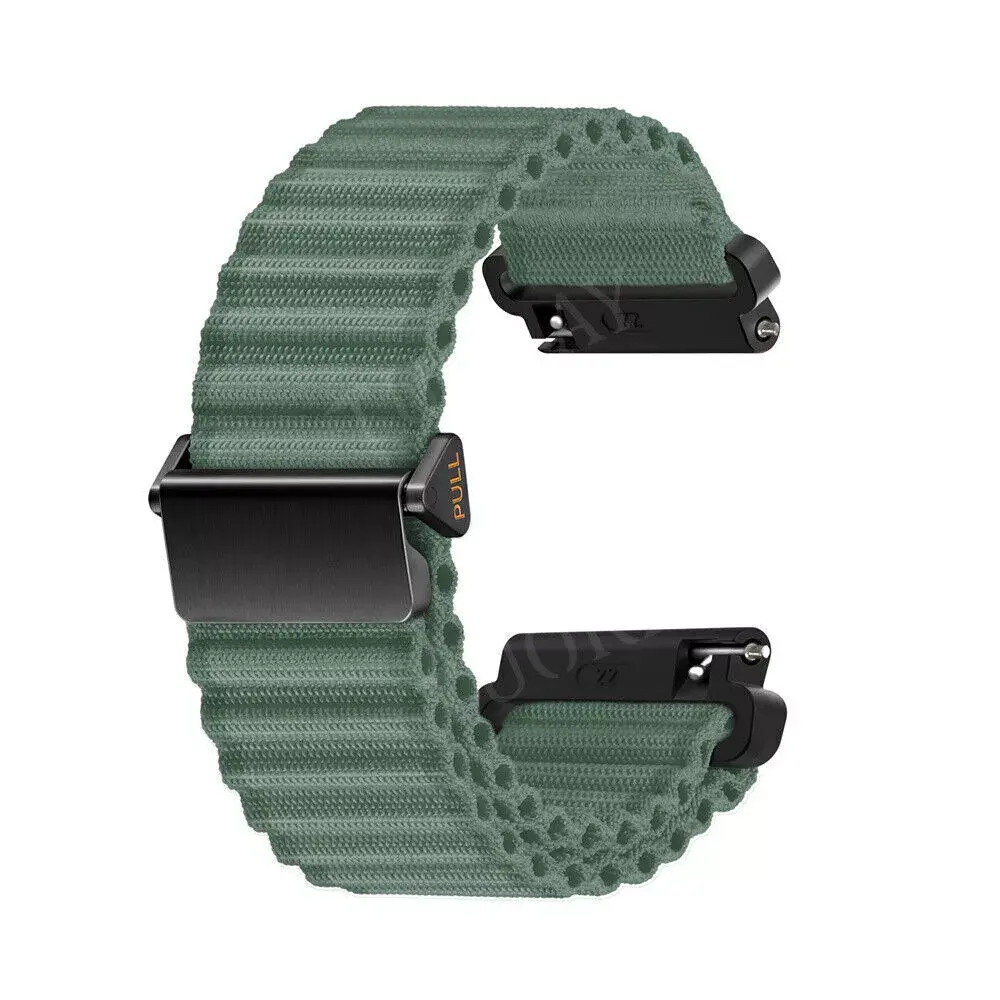 Strap-it® Strap-it Fossil Gen 5 Outdoor Nylon Armband (Grün) Strap-it® Strap-it Fossil Gen 5 Outdoor Nylon Armband (Grün)
