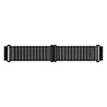 Strap-it® Strap-it Samsung Galaxy Watch 42mm Outdoor Nylon Armband (Schwarz)