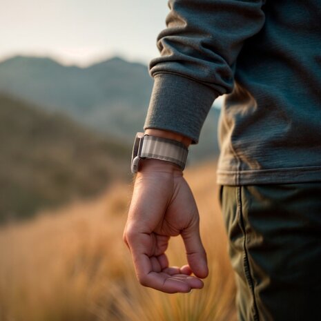 Strap-it® Strap-it Polar Pacer Outdoor Nylon Armband (Grau) Strap-it® Strap-it Polar Pacer Outdoor Nylon Armband (Grau)