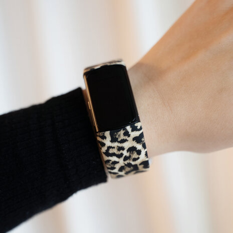 Strap-it® Strap-it® Lucky Leopard Fitbit Charge 5 Armband Strap-it® Strap-it® Lucky Leopard Fitbit Charge 5 Armband