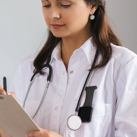 Strap-it® Strap-it Apple Watch Krankenschwester Armband (Schwarz) Strap-it® Strap-it Apple Watch Krankenschwester Armband (Schwarz)