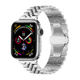 Strap-it® Apple Watch Jubilee Stahlband (Silber) Strap-it® Apple Watch Jubilee Stahlband (Silber)