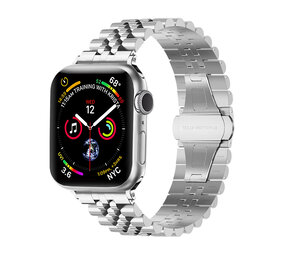 Strap-it® Apple Watch Jubilee Stahlband (Silber) Strap-it® Apple Watch Jubilee Stahlband (Silber)