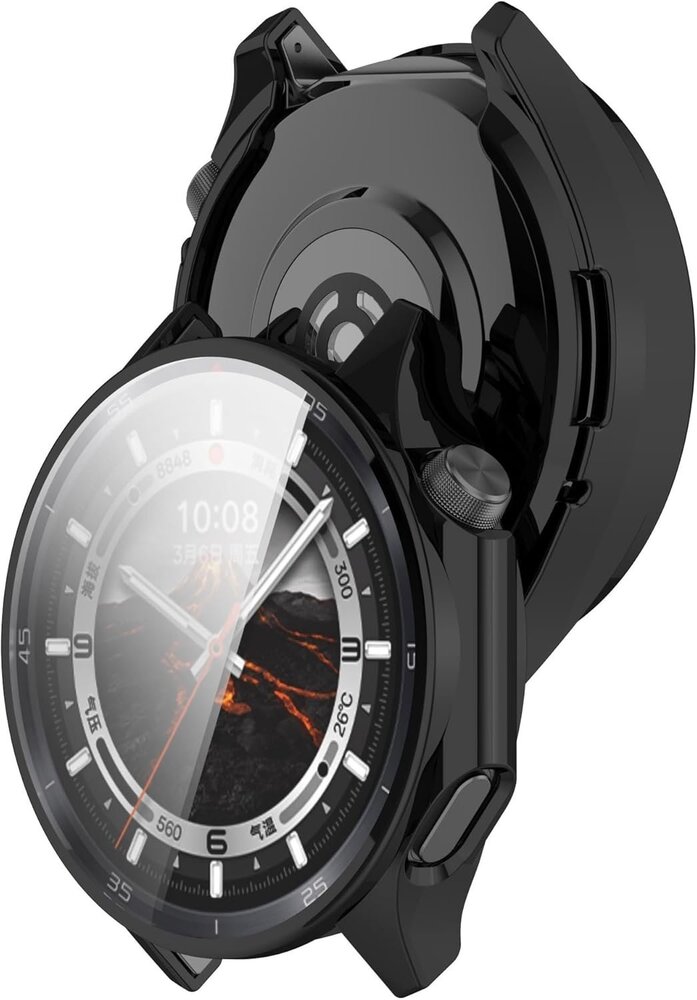 Strap-it® Strap-it OnePlus Watch 3 TPU Hülle (Schwarz) Strap-it® Strap-it OnePlus Watch 3 TPU Hülle (Schwarz)