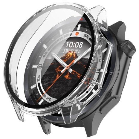 Strap-it® Strap-it OnePlus Watch 3 Hartschale mit Glas (Transparent) Strap-it® Strap-it OnePlus Watch 3 Hartschale mit Glas (Transparent)