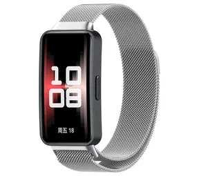 Strap-it® Huawei Band 10 Milanese Armband (Silber)