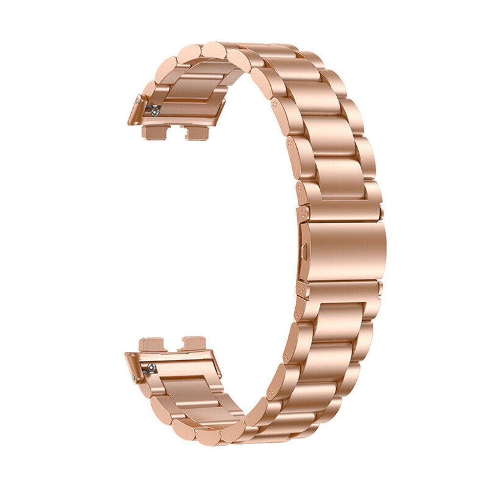 Strap-it® Strap-it Huawei Band 10 Stahlarmband (Rosé Gold) Strap-it® Strap-it Huawei Band 10 Stahlarmband (Rosé Gold)