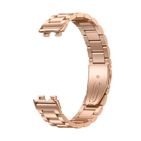 Strap-it® Strap-it Huawei Band 10 Stahlarmband (Rosé Gold) Strap-it® Strap-it Huawei Band 10 Stahlarmband (Rosé Gold)