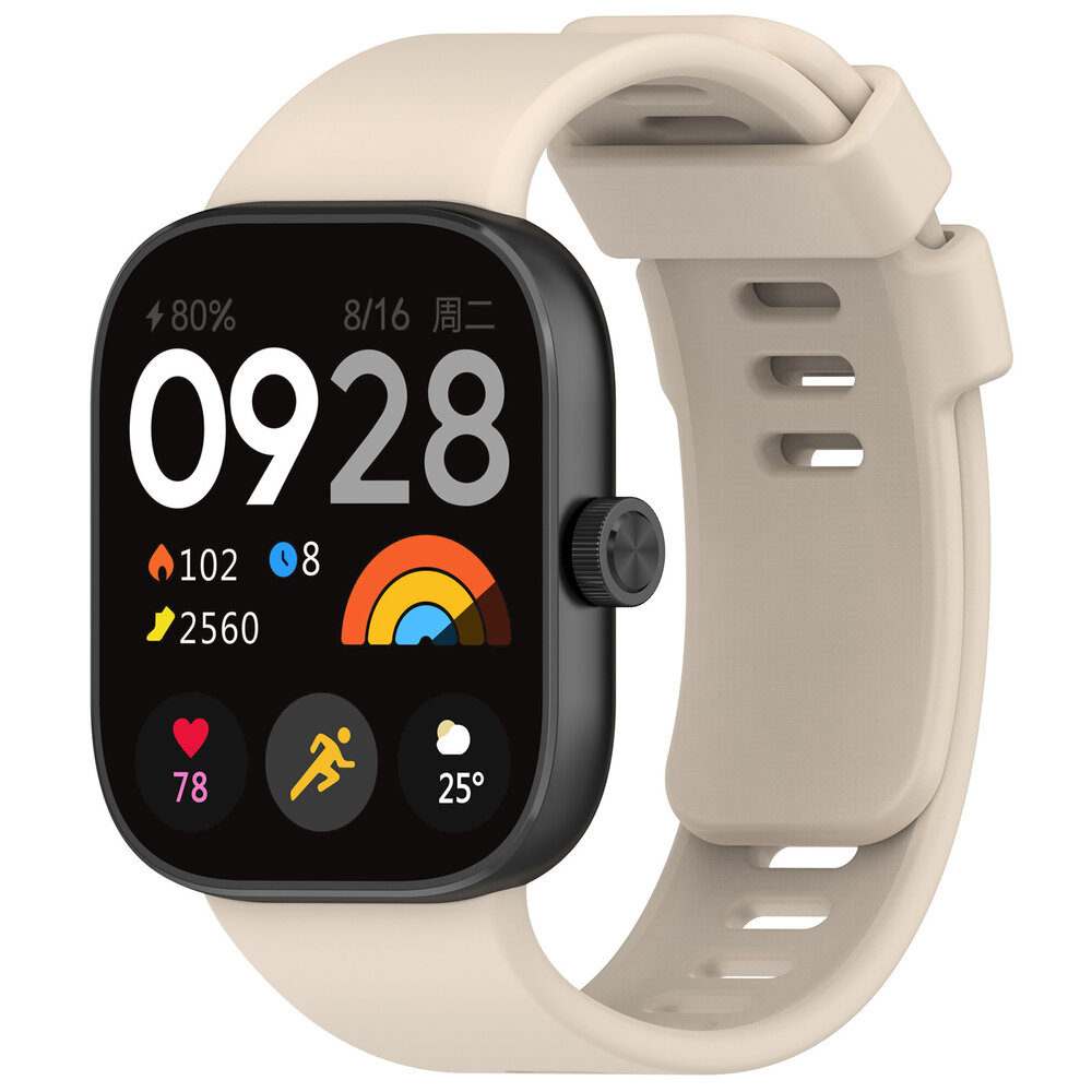 Strap-it® Strap-it Redmi Watch 5 Silikonarmband (Beige)