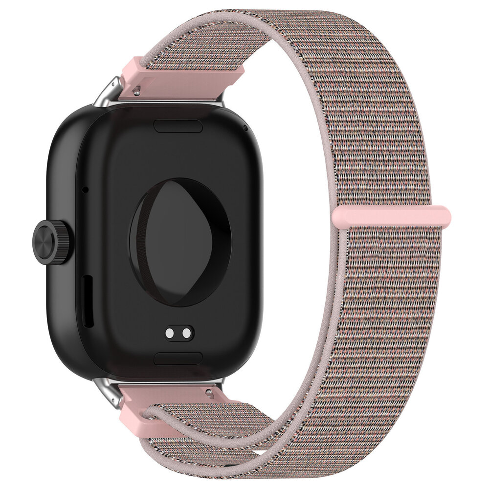 Strap-it® Strap-it Redmi Watch 5 Nylon Armband (Rosa Sand) Strap-it® Strap-it Redmi Watch 5 Nylon Armband (Rosa Sand)