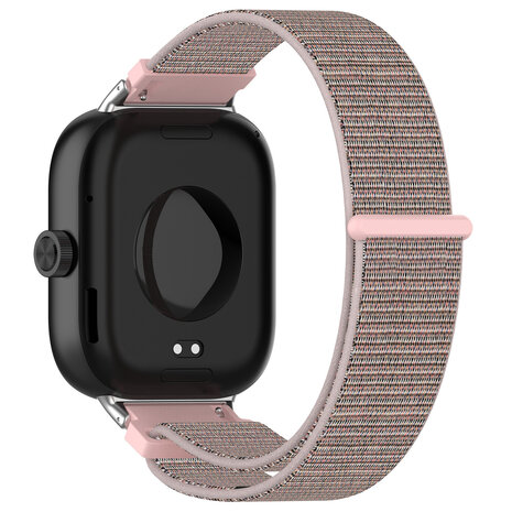 Strap-it® Strap-it Redmi Watch 5 Nylon Armband (Rosa Sand) Strap-it® Strap-it Redmi Watch 5 Nylon Armband (Rosa Sand)