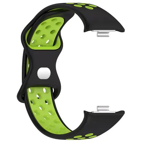 Strap-it® Strap-it Redmi Watch 5 Sportarmband (Schwarz/Lime) Strap-it® Strap-it Redmi Watch 5 Sportarmband (Schwarz/Lime)