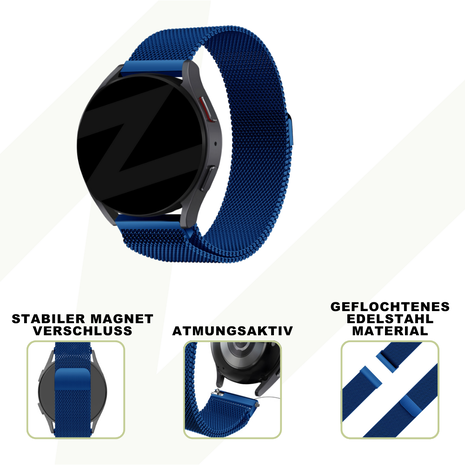 Bandz Bandz Polar Ignite 2 Milanese Loop Armband (Blau) Bandz Bandz Polar Ignite 2 Milanese Loop Armband (Blau)