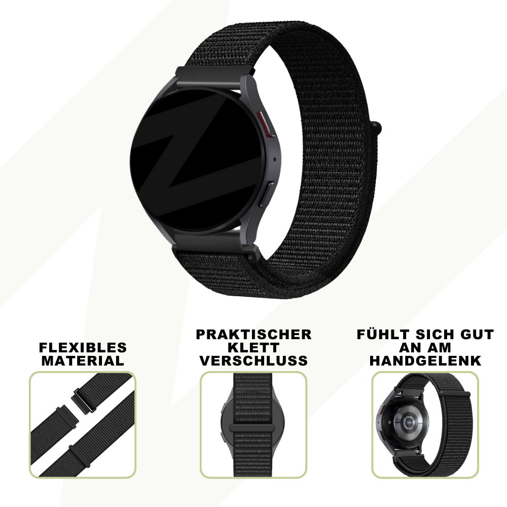 Bandz Bandz Polar Grit X2 Pro Nylon Loop Armband (Schwarz) Bandz Bandz Polar Grit X2 Pro Nylon Loop Armband (Schwarz)