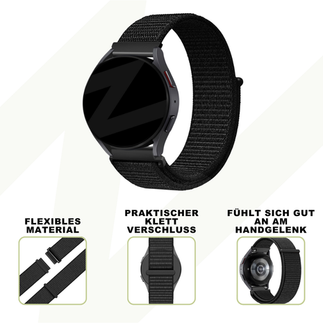 Bandz Bandz Polar Grit X2 Pro Nylon Loop Armband (Schwarz) Bandz Bandz Polar Grit X2 Pro Nylon Loop Armband (Schwarz)