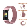 Strap-it® Strap-it® Fitbit Charge 5 Milanese Armband (Rosa) Strap-it® Strap-it® Fitbit Charge 5 Milanese Armband (Rosa)