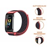Strap-it® Strap-it Fitbit Charge 6 Nylon Armband (Koralle/Schwarz) Strap-it® Strap-it Fitbit Charge 6 Nylon Armband (Koralle/Schwarz)
