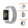 Strap-it® Strap-it® Fitbit Charge 5 Milanese Armband (Silber) Strap-it® Strap-it® Fitbit Charge 5 Milanese Armband (Silber)