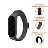 Strap-it® Strap-it Xiaomi Mi Band 5 geflochtenes Armband (Dunkelgrau) Strap-it® Strap-it Xiaomi Mi Band 5 geflochtenes Armband (Dunkelgrau)