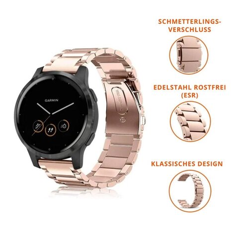 Strap-it® Strap-it Fossil Gen 6 (42 mm) Stahlarmband (Roségold) Strap-it® Strap-it Fossil Gen 6 (42 mm) Stahlarmband (Roségold)