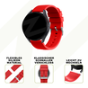 Bandz Bandz Amazfit Balance Silikonarmband 'Deluxe' (Rot) Bandz Bandz Amazfit Balance Silikonarmband 'Deluxe' (Rot)